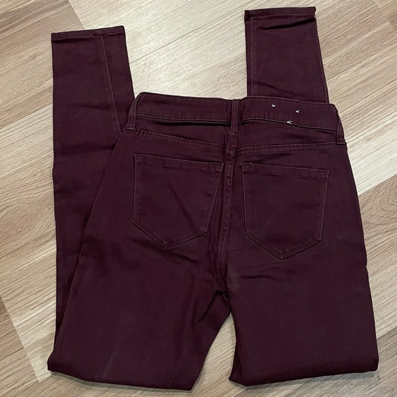 Old Navy ‘RockStar’ Mid-Rise Skinny Purple Pants Size 0 NWOT - Picture 11 of 12